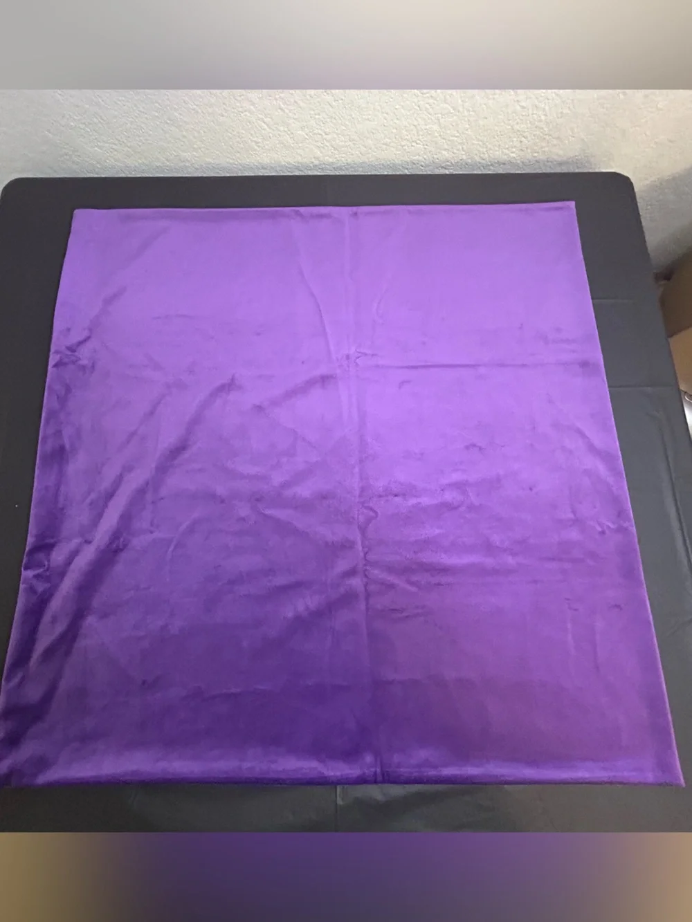 Purple Velvet/Velour  Fabric Pillow Covers 26x26 Zipper Closure (Set of 2)